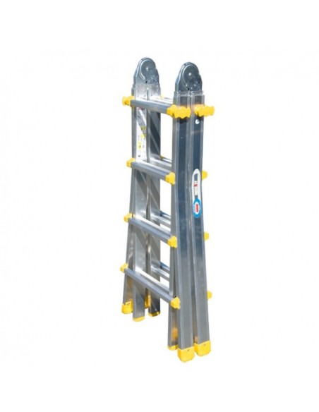 Echelle multifonction télescopique ECHTEL4x4 pliée