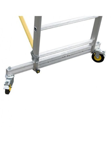 PER02 PRO - Petit échafaudage roulant professionnel - 2m / 4,2m - 8