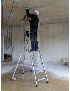 PYRFIX 5 marches Plateforme de travail en aluminium 2