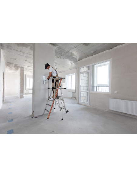 Plateforme Raptor 3 marches - Garde-corps lisses