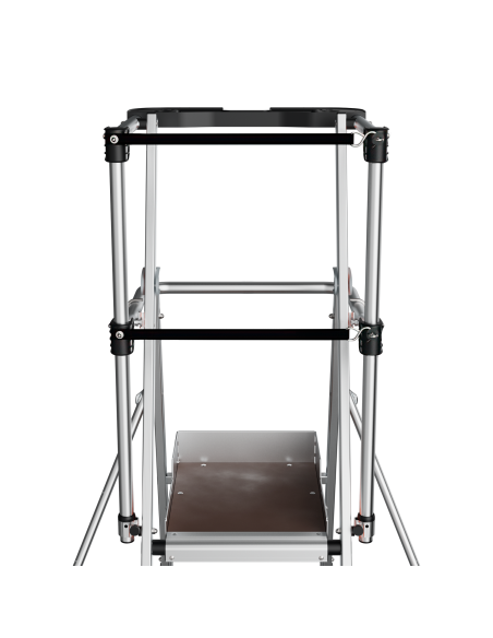 Plateforme Raptor 4 marches - Garde-corps sangles