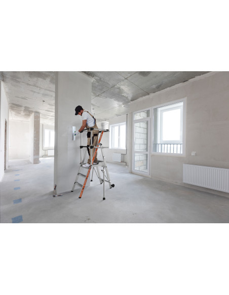 Plateforme Raptor 4 marches - Garde-corps sangles