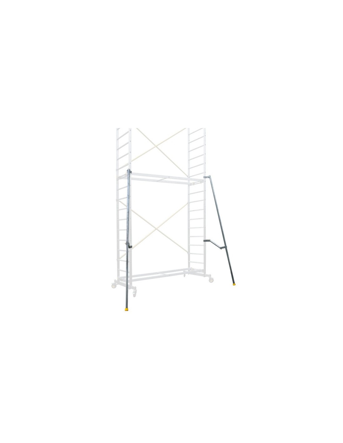 Pieds Stabilisateurs Télescopiques - Lot De 2, Capacité 1000 Lb, Réglables 290-455 Mm, Pour Remorque, Camping-car