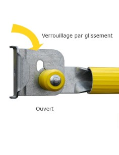 PER01 PRO - Petit échafaudage roulant professionnel - 0,3m à 1m / 3,2m -  Neressy