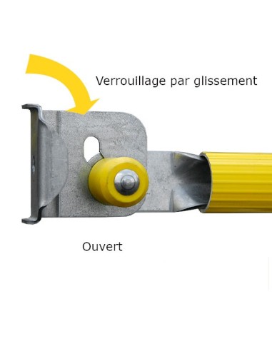 Détail verrouillage ouvert